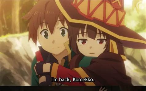 megumin kazuma relationship|does kazuma end up with megumin.